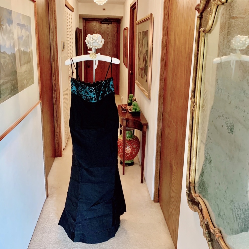 Helen Morley Gown. From Saks Fifth Avenue Outlet.